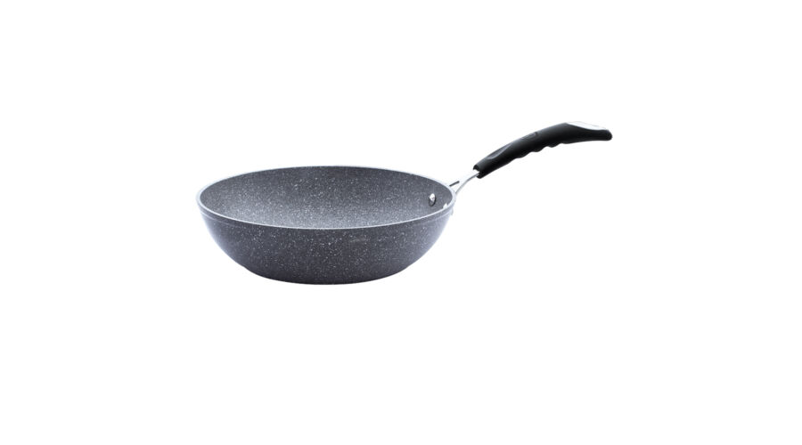 Wok k� hat�s� m�rv�ny bevonattal, h��ll� szilikonos ny�llel, 28 cm